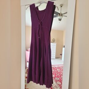 Purple Sleeveless Cape/Cardigan